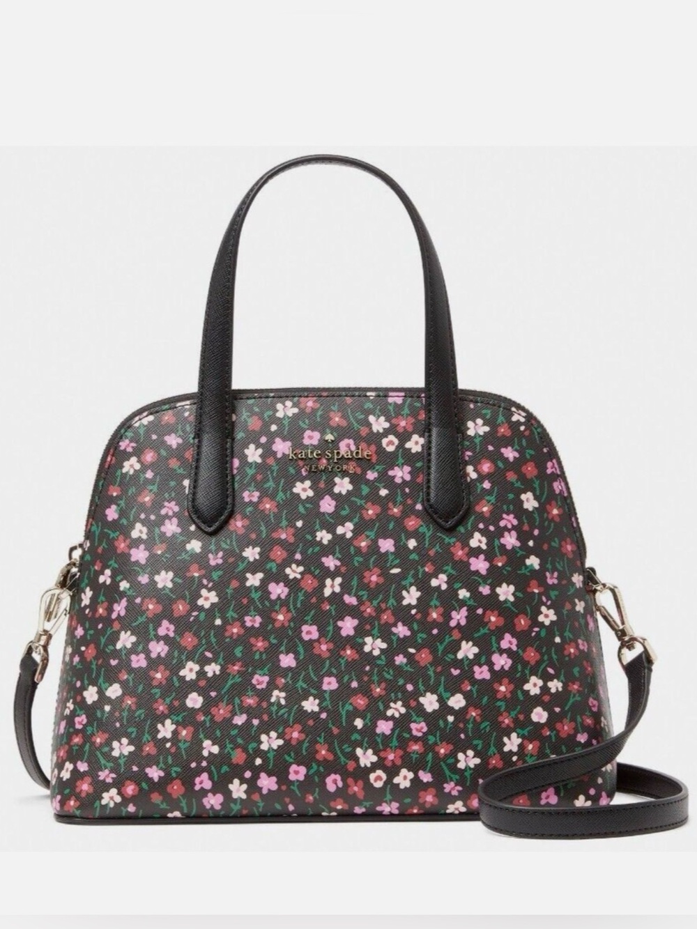 KATE SPADE ♠️ New York 🌺 Schuyler 🌺 MEDIUM DOME SATCHEL CROSSBODY BAG 🌟EUC🌟